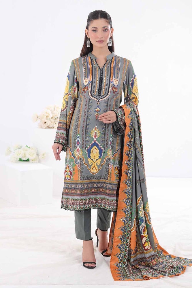Gul Ahmed | Winter Collection 24 | Suit WNS-32297 B - Official Gul Ahmed stockist in UK - Sakeena London