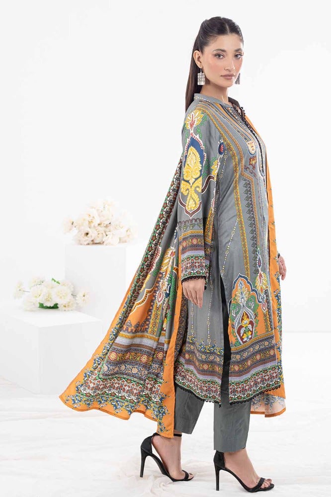 Gul Ahmed | Winter Collection 24 | Suit WNS-32297 B - Official Gul Ahmed stockist in UK - Sakeena London
