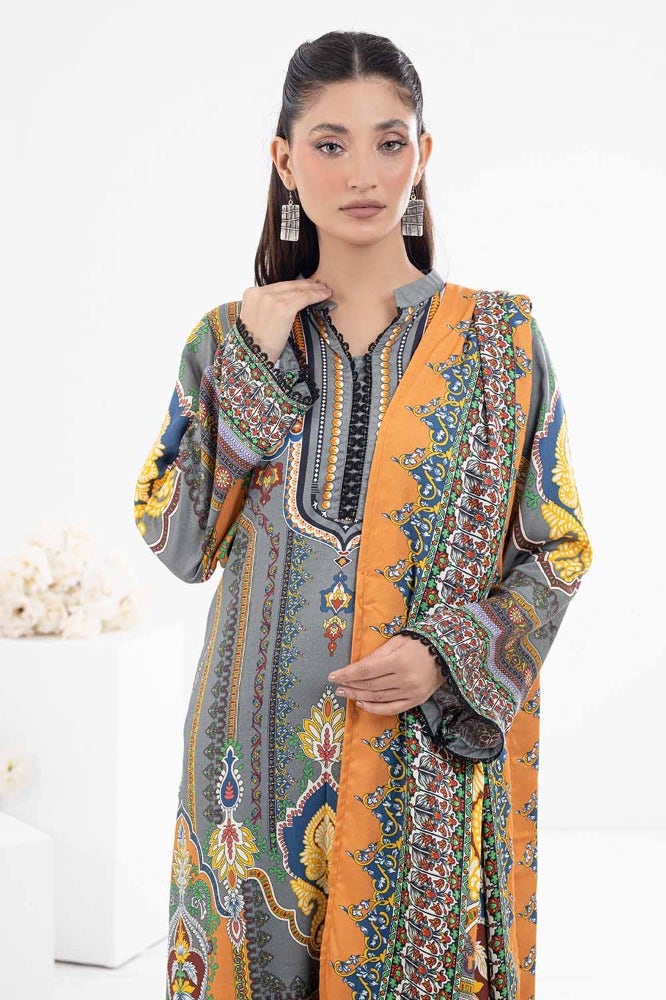 Gul Ahmed | Winter Collection 24 | Suit WNS-32297 B - Official Gul Ahmed stockist in UK - Sakeena London
