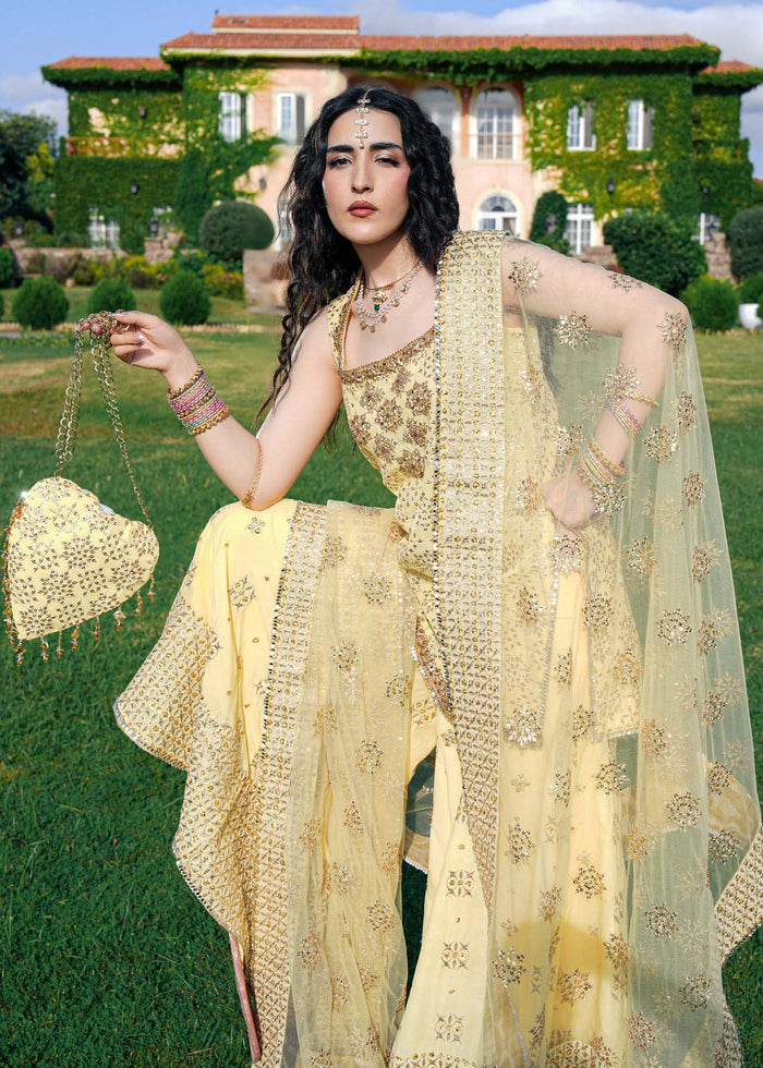 Laj by Lajwanti | Runaway Formals 25 | Butter Bravura - Official Laj by Lajwanti stockist in UK - Sakeena London