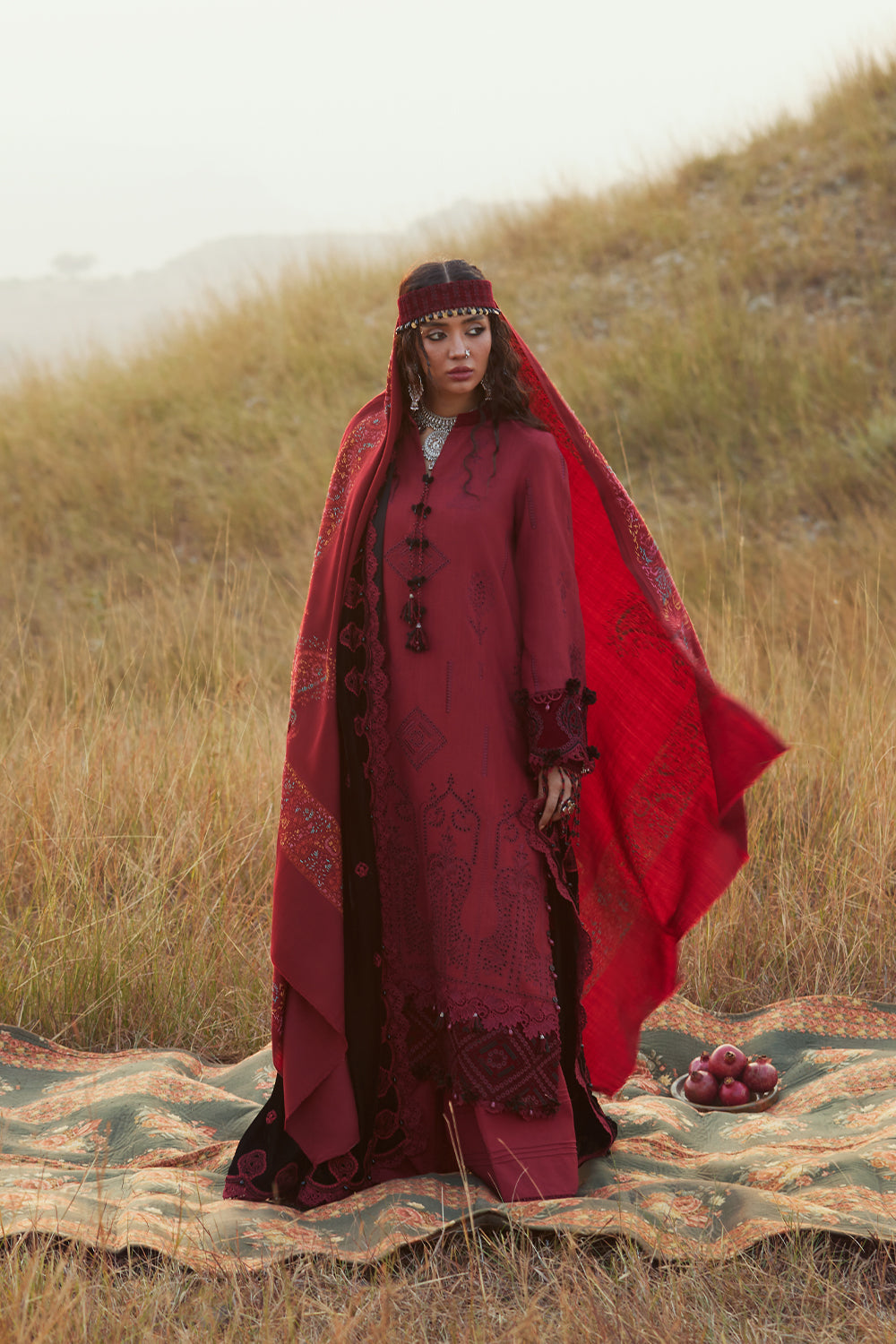 Saira Rizwan | Winter Khaddar 25 | NAZNEEN-SRW25-04 - Official Saira Rizwan stockist in UK - Sakeena London