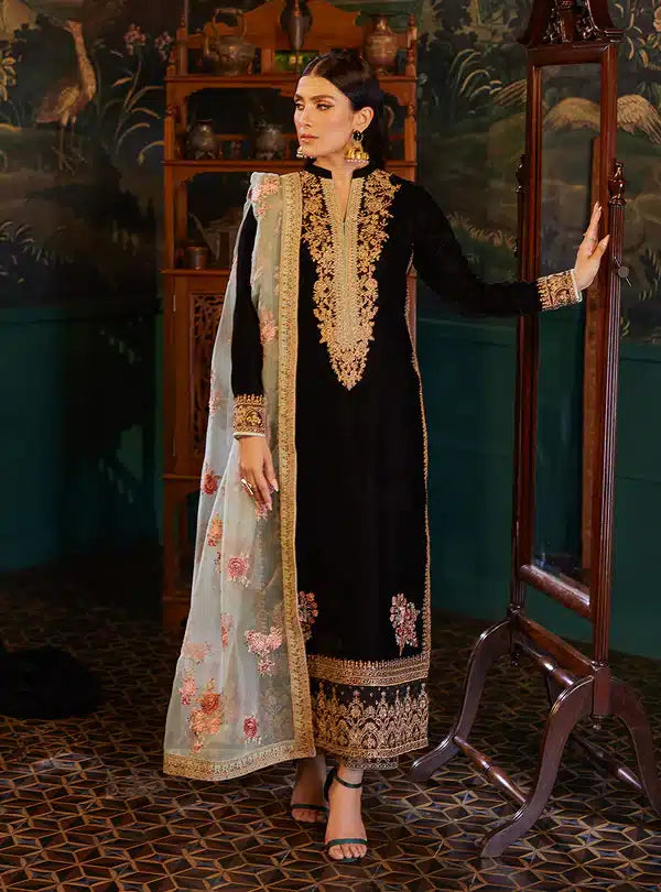 Zainab Chottani | Luxury Velvet Collection 23 | Andleep - Official Zainab Chottani stockist in UK - Sakeena London