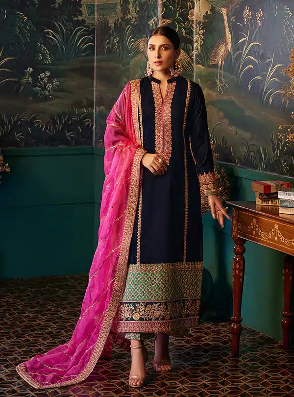 Zainab Chottani | Luxury Velvet Collection 23 | Amira - Official Zainab Chottani stockist in UK - Sakeena London