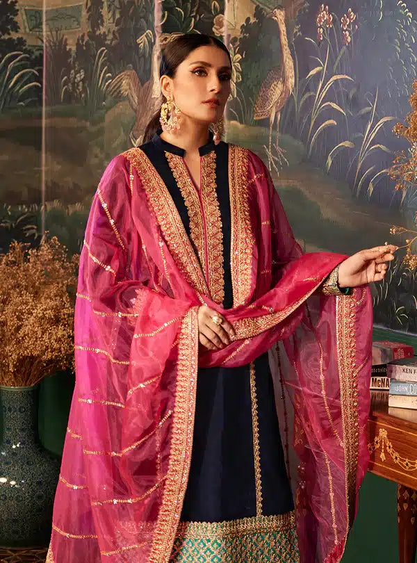 Zainab Chottani | Luxury Velvet Collection 23 | Amira - Official Zainab Chottani stockist in UK - Sakeena London