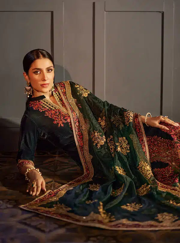 Zainab Chottani | Luxury Velvet Collection 23 | Zelena - Official Zainab Chottani stockist in UK - Sakeena London