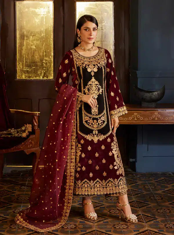 Zainab Chottani | Luxury Velvet Collection 23 | Ziba - Official Zainab Chottani stockist in UK - Sakeena London