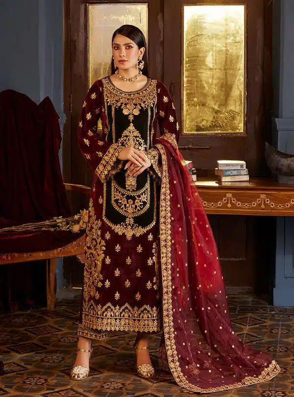 Zainab Chottani | Luxury Velvet Collection 23 | Ziba - Official Zainab Chottani stockist in UK - Sakeena London
