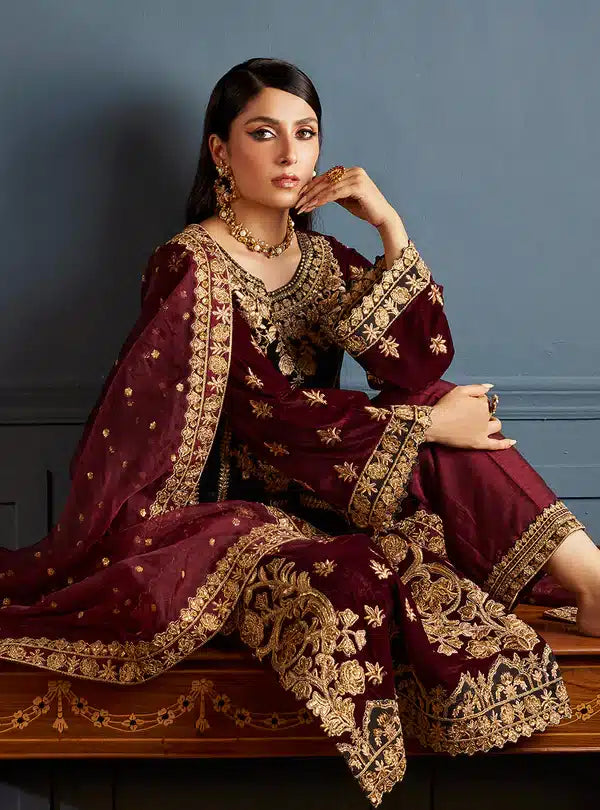 Zainab Chottani | Luxury Velvet Collection 23 | Ziba - Official Zainab Chottani stockist in UK - Sakeena London