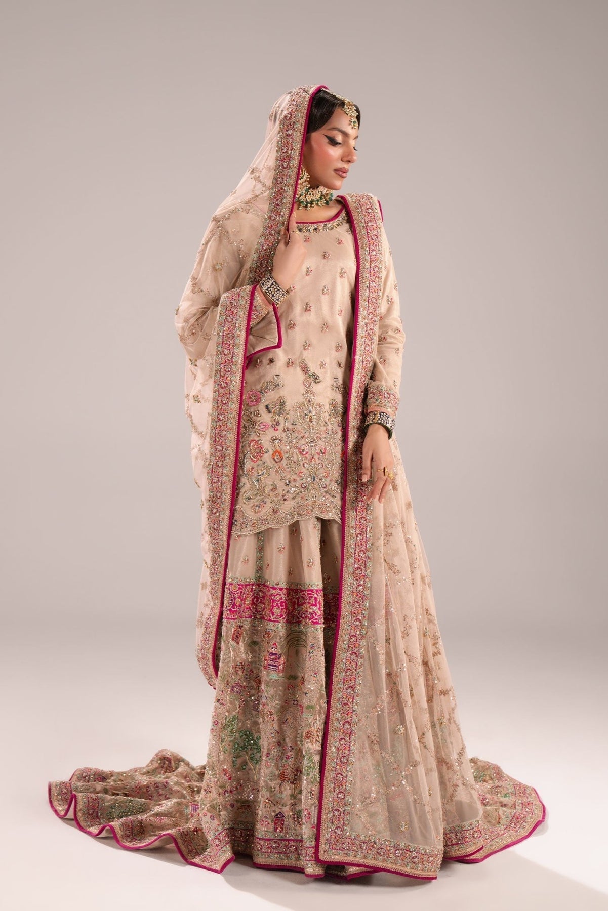 Fahad Hussayn | Mutanjan Bridals | ZAR-E-NAQSH - Official Fahad Hussayn stockist in UK - Sakeena London