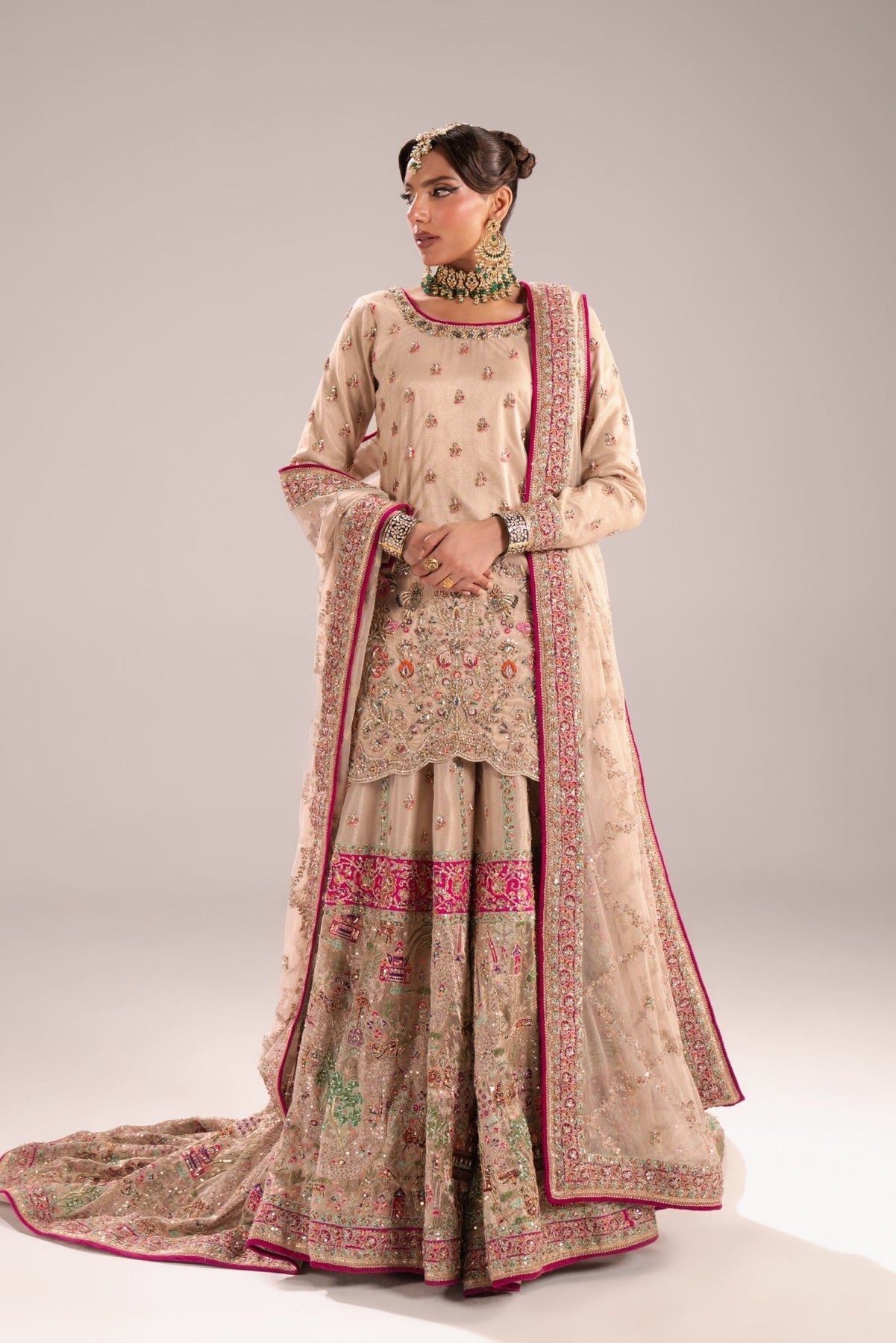 Fahad Hussayn | Mutanjan Bridals | ZAR-E-NAQSH - Official Fahad Hussayn stockist in UK - Sakeena London