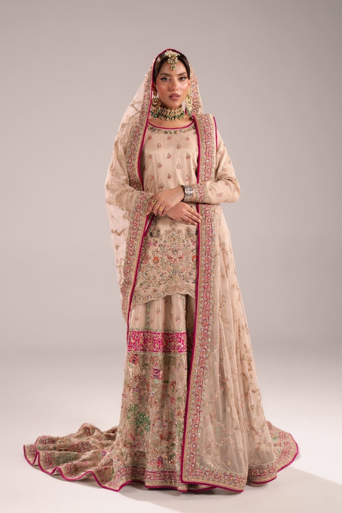 Fahad Hussayn | Mutanjan Bridals | ZAR-E-NAQSH - Official Fahad Hussayn stockist in UK - Sakeena London