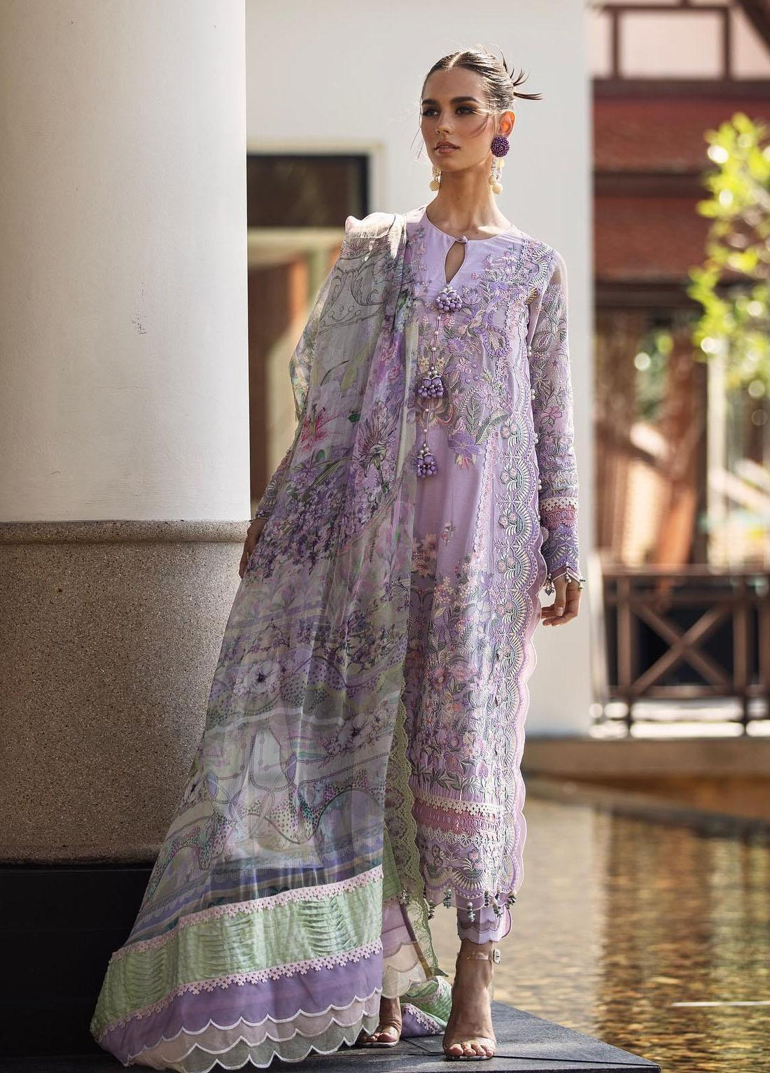Ansab Jahangir | Luxury Collection | Orchid - Official Ansab Jahangir stockist in UK - Sakeena London